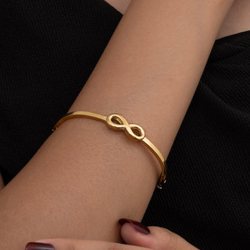 Golden Infinity Cuff