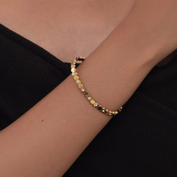 Golden Hive Bangle