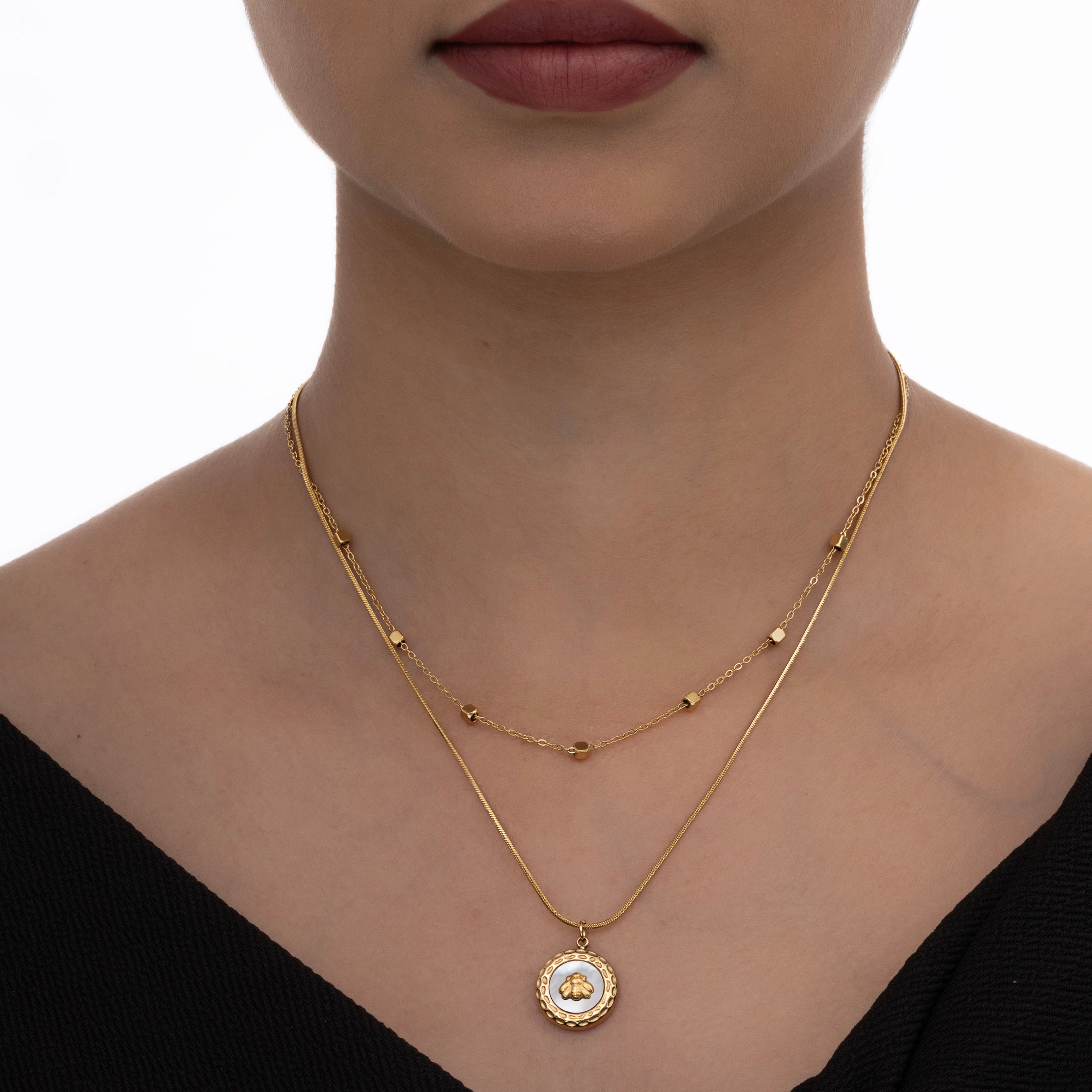 Bee Pendant Necklace