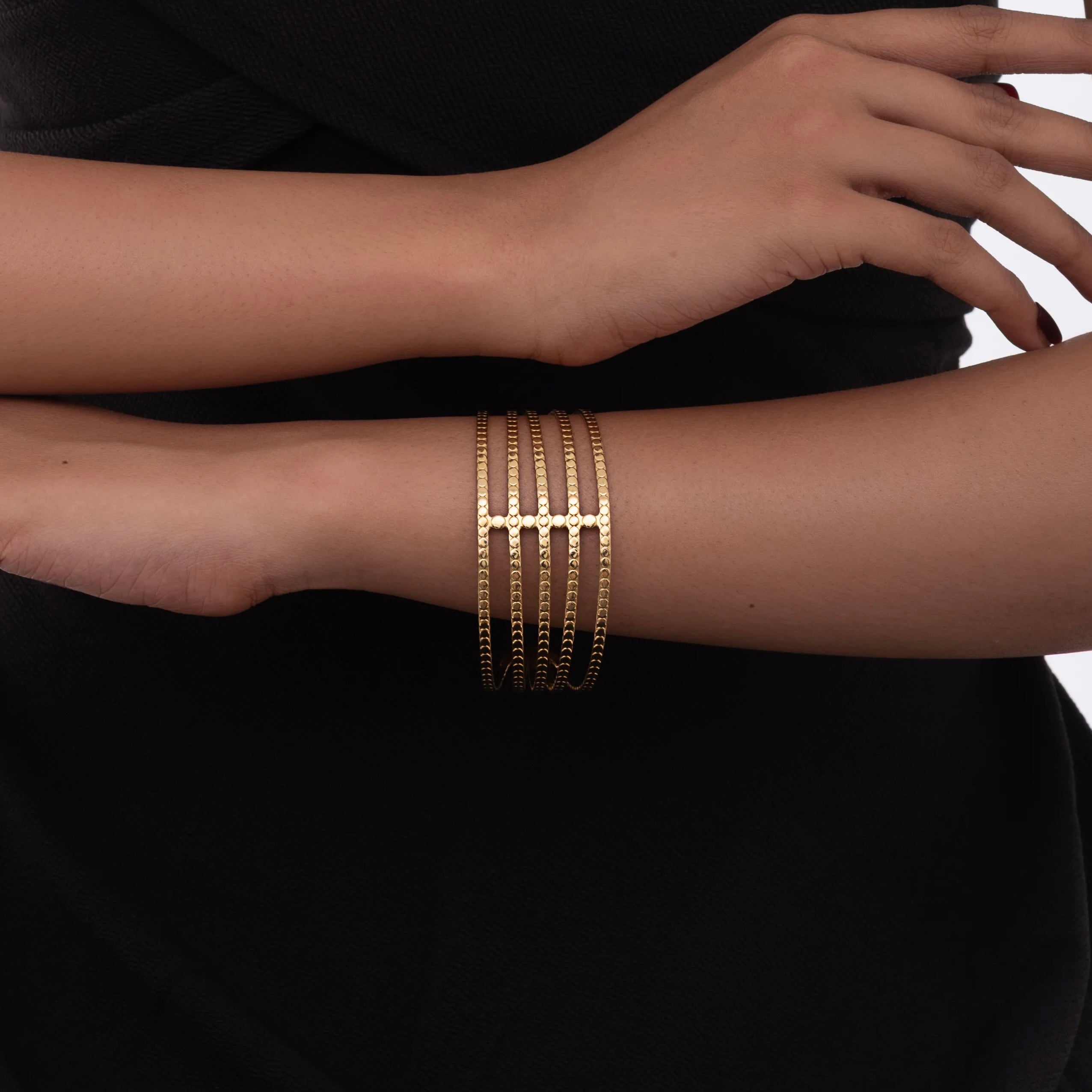 Curved Five-Layer Bracelet