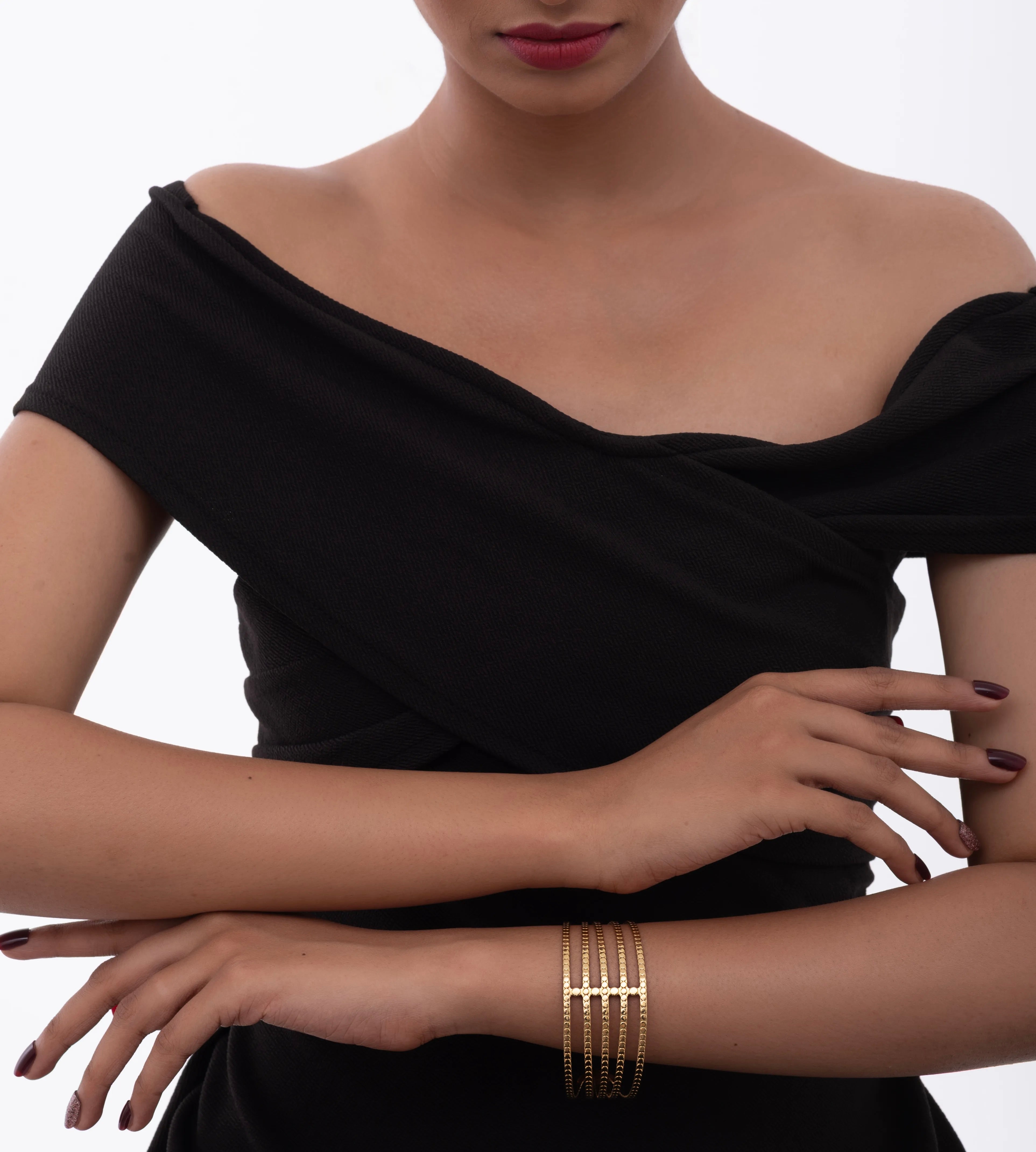 Curved Five-Layer Bracelet