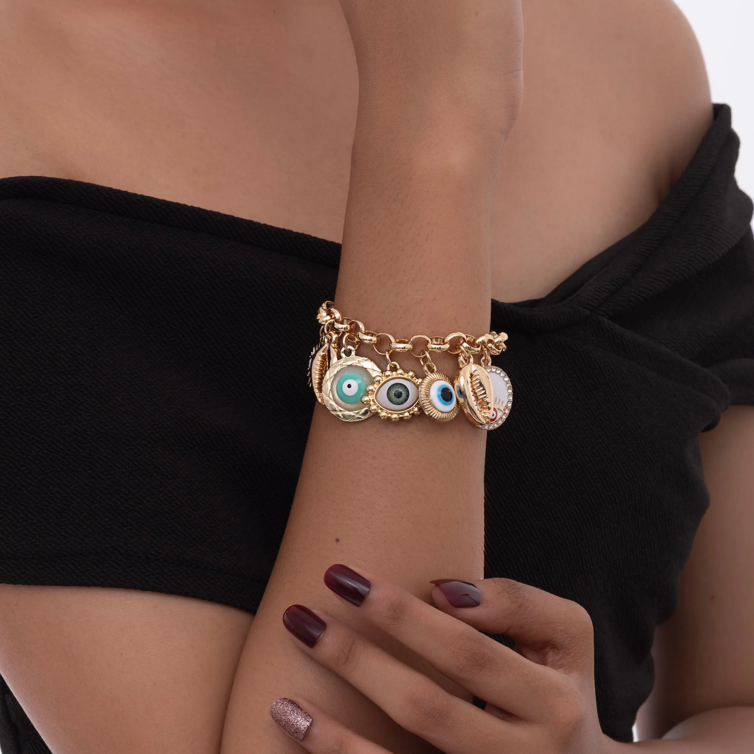 Evil Eye Bloom Bracelet