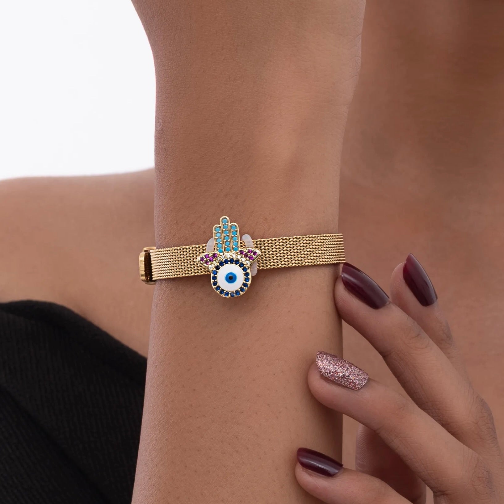 Mystic Evil eye watch belt