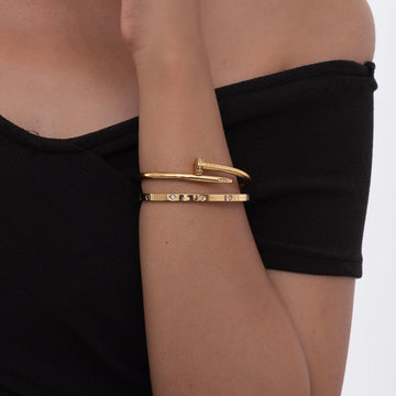 Nail & Stud Bracelet Set