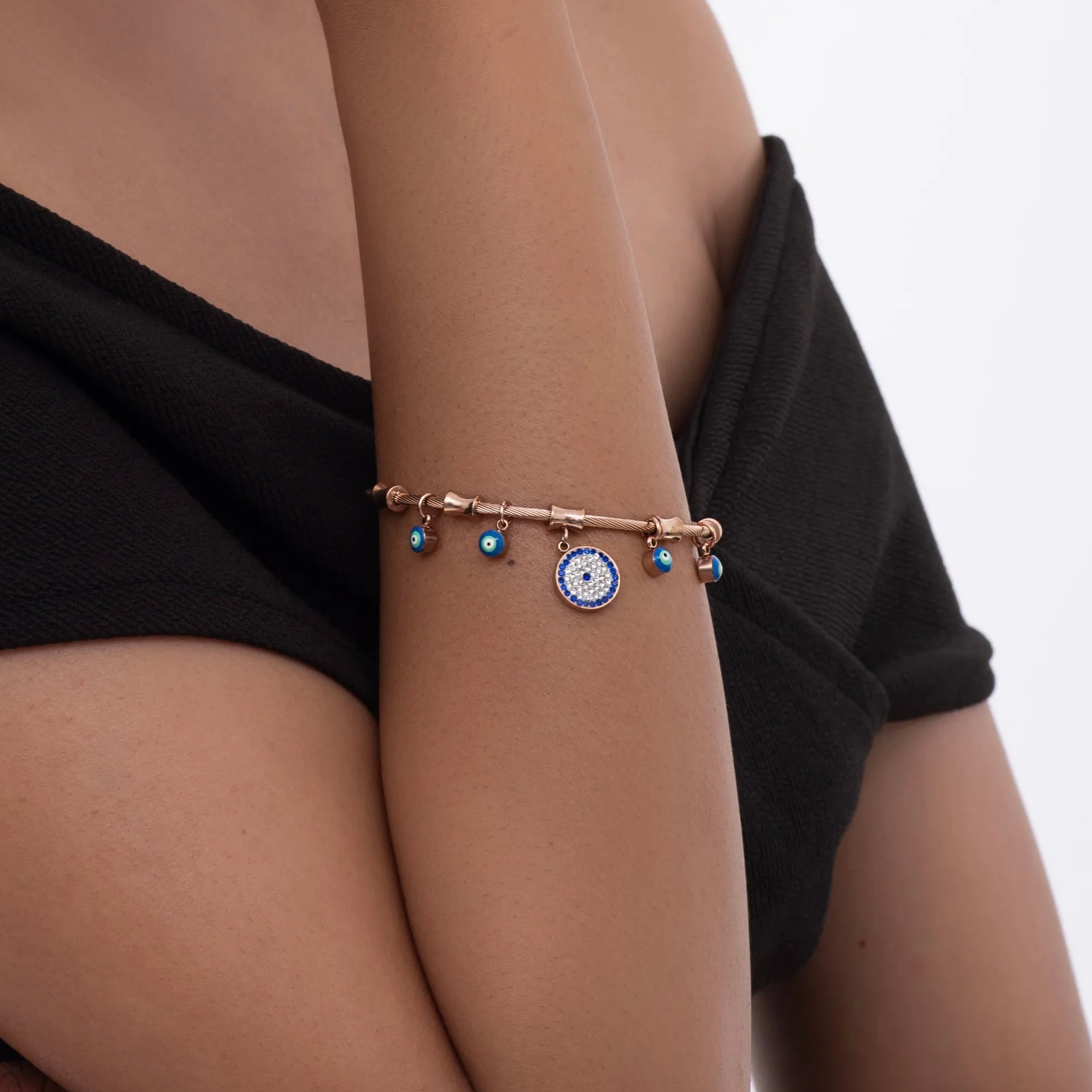 Graceful Evil Eye Bracelet