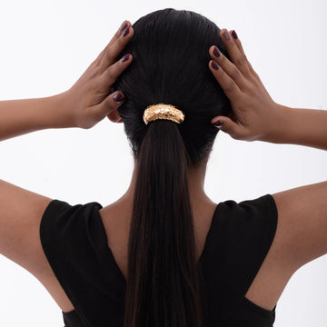 Modern Curve Circle Hair Tie
