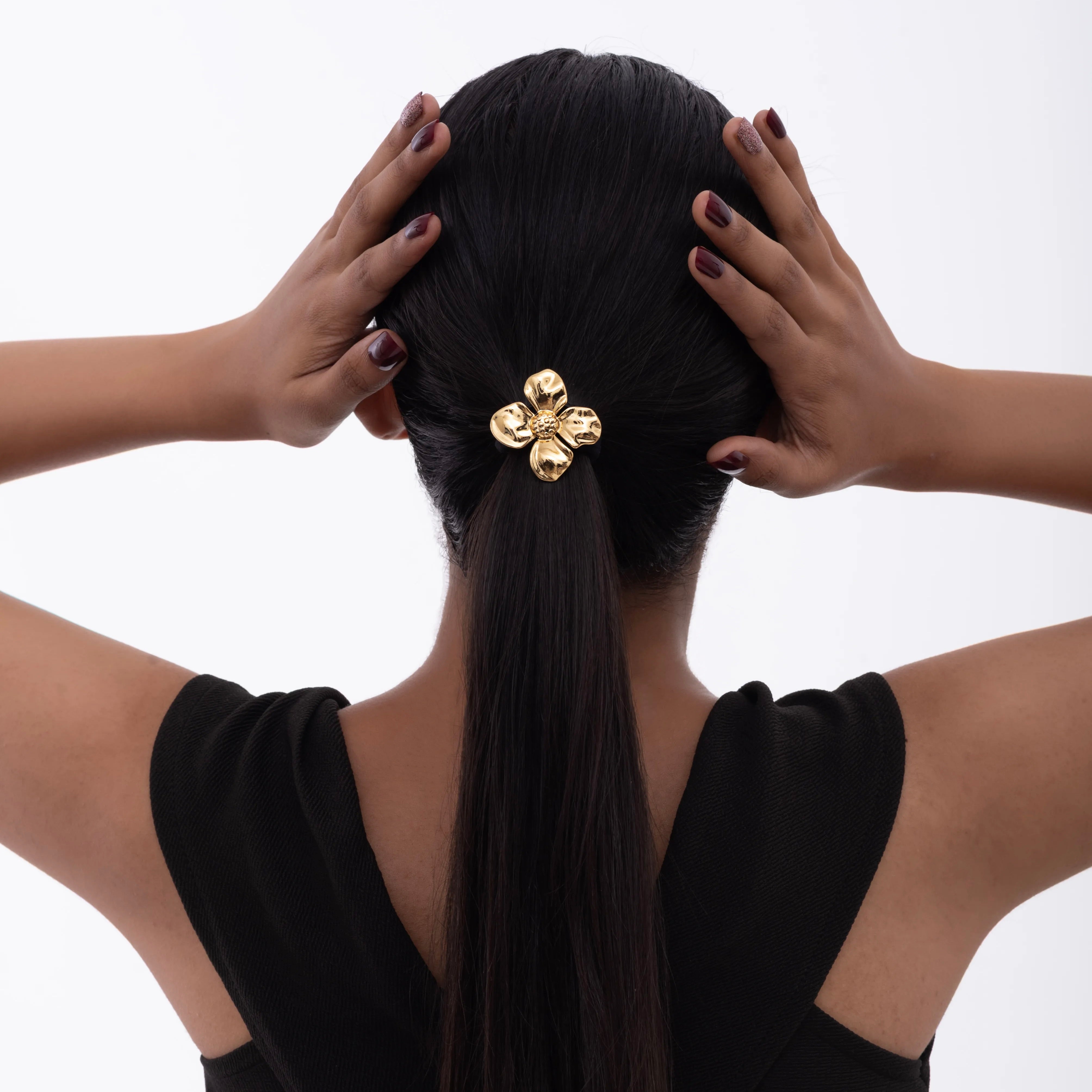 Classic Flower Hair Tie