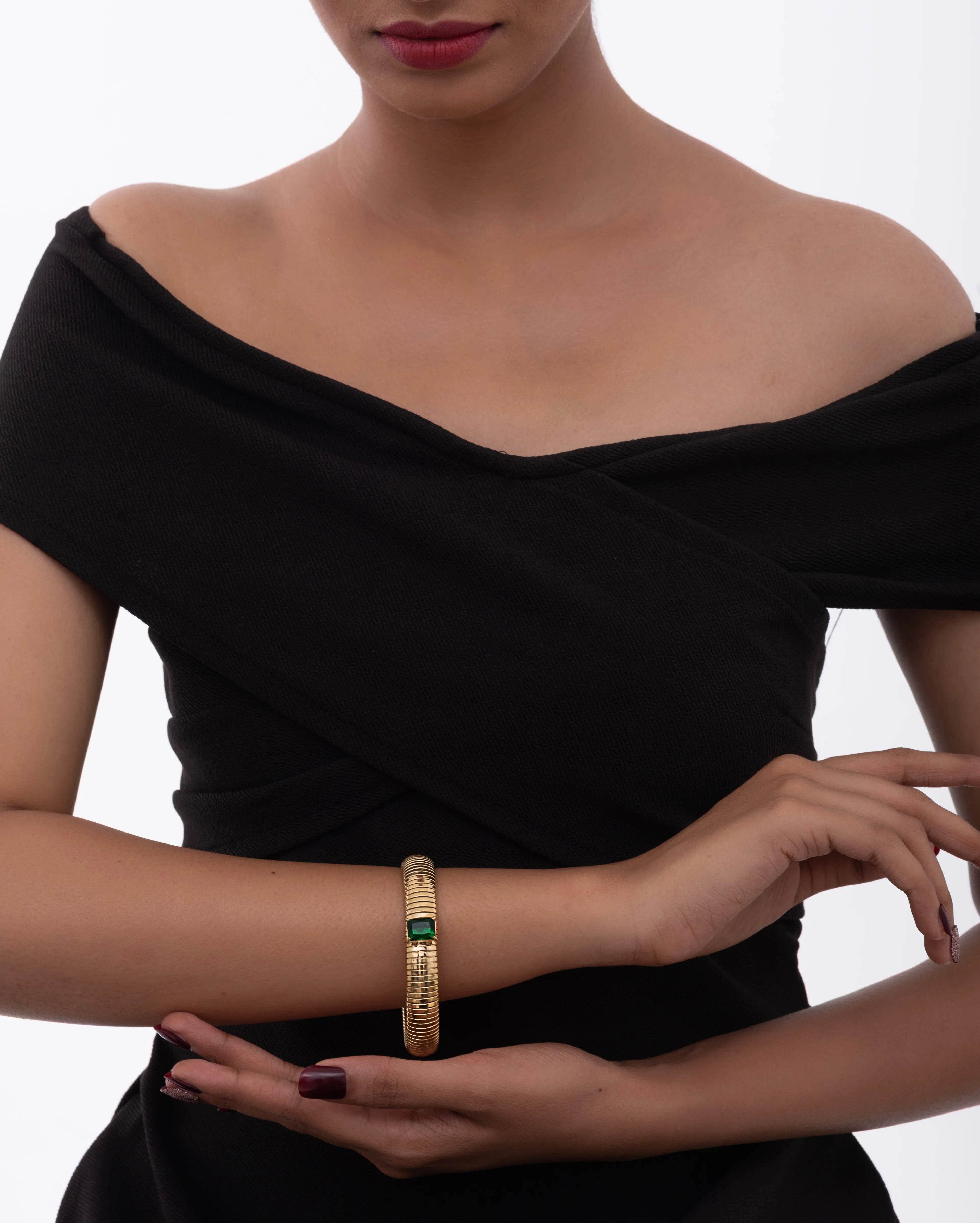 Radiant Emerald Bracelet