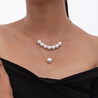 Timeless Double Layer Pearl Necklace
