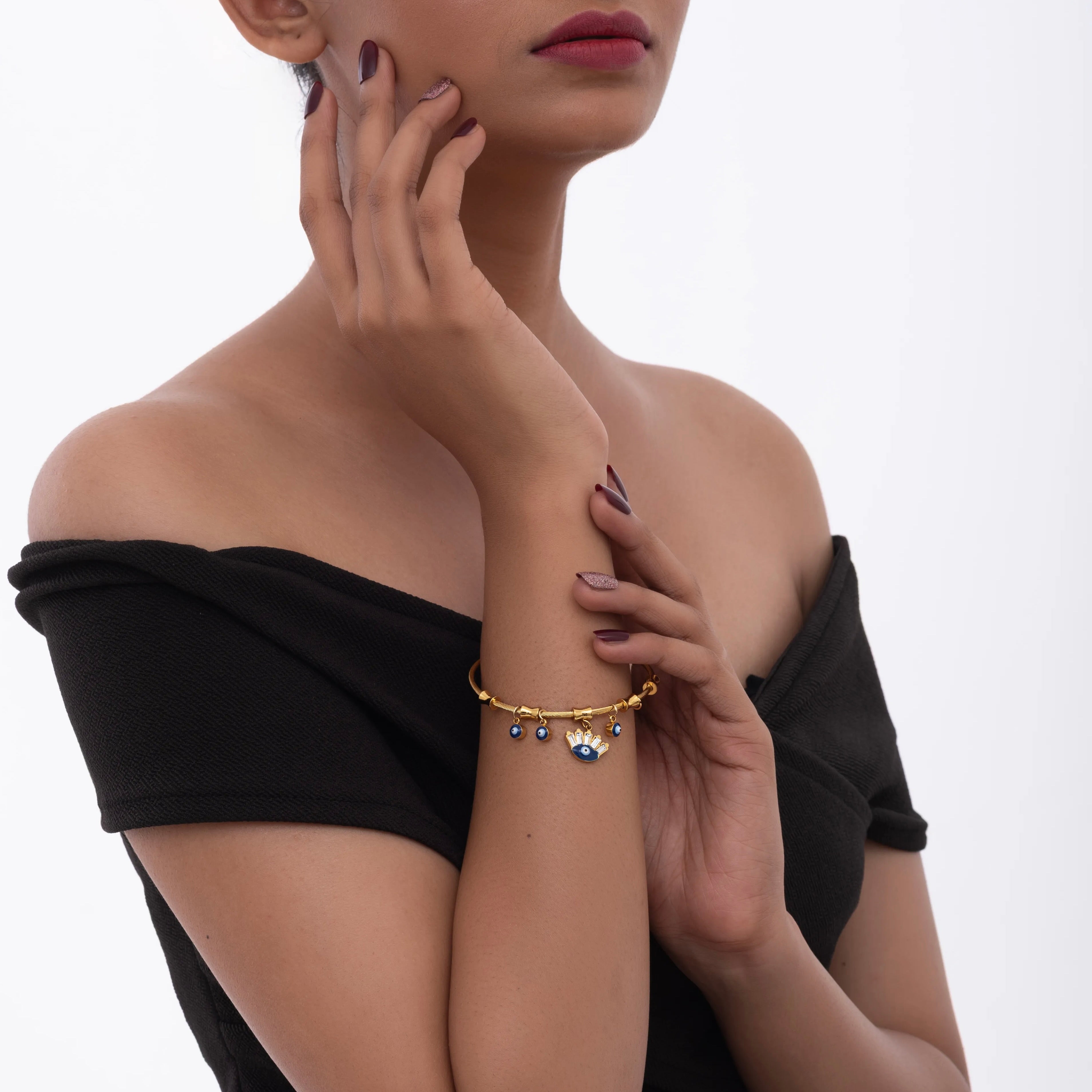 Gold Enchanted Evil Eye Bracelet