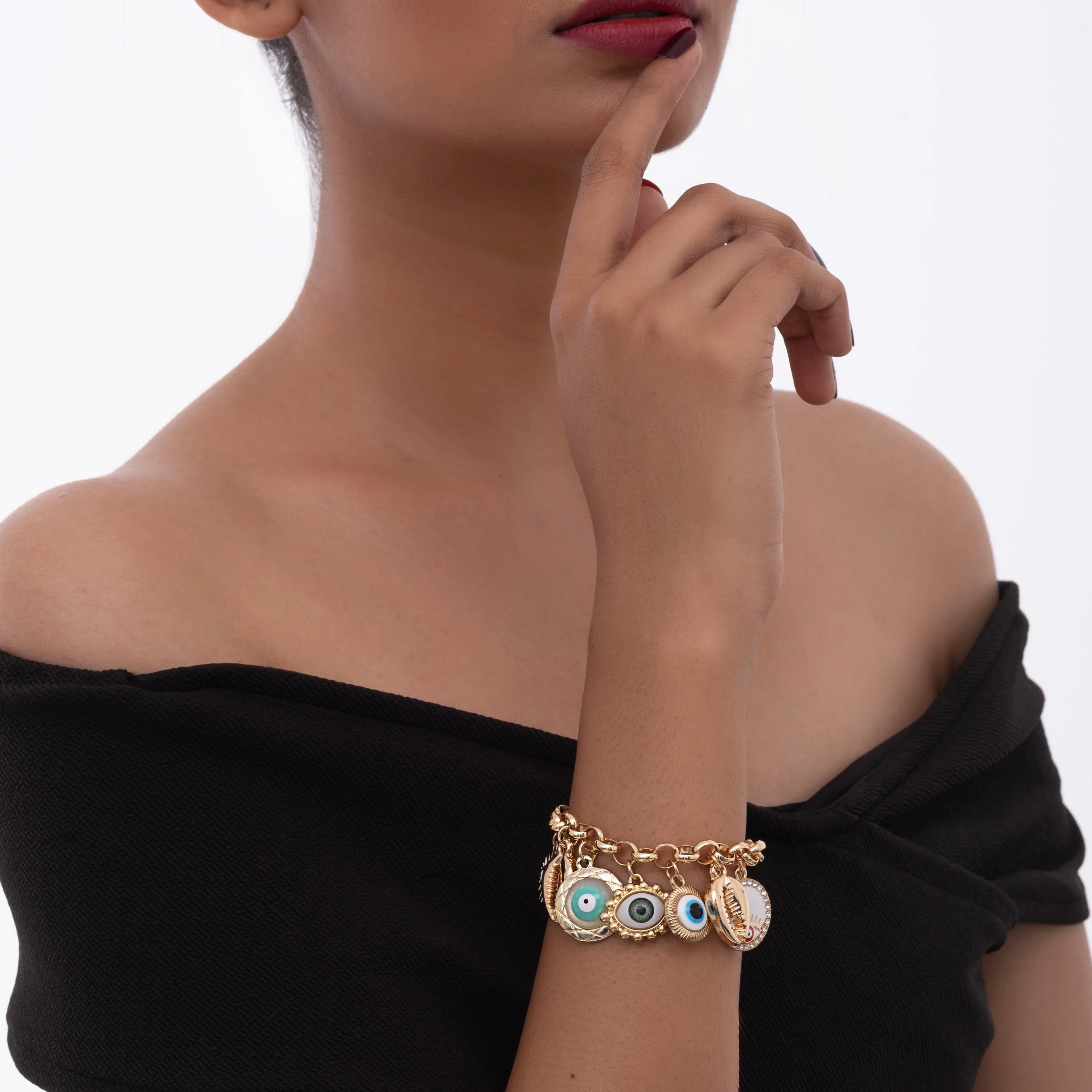 Evil Eye Bloom Bracelet