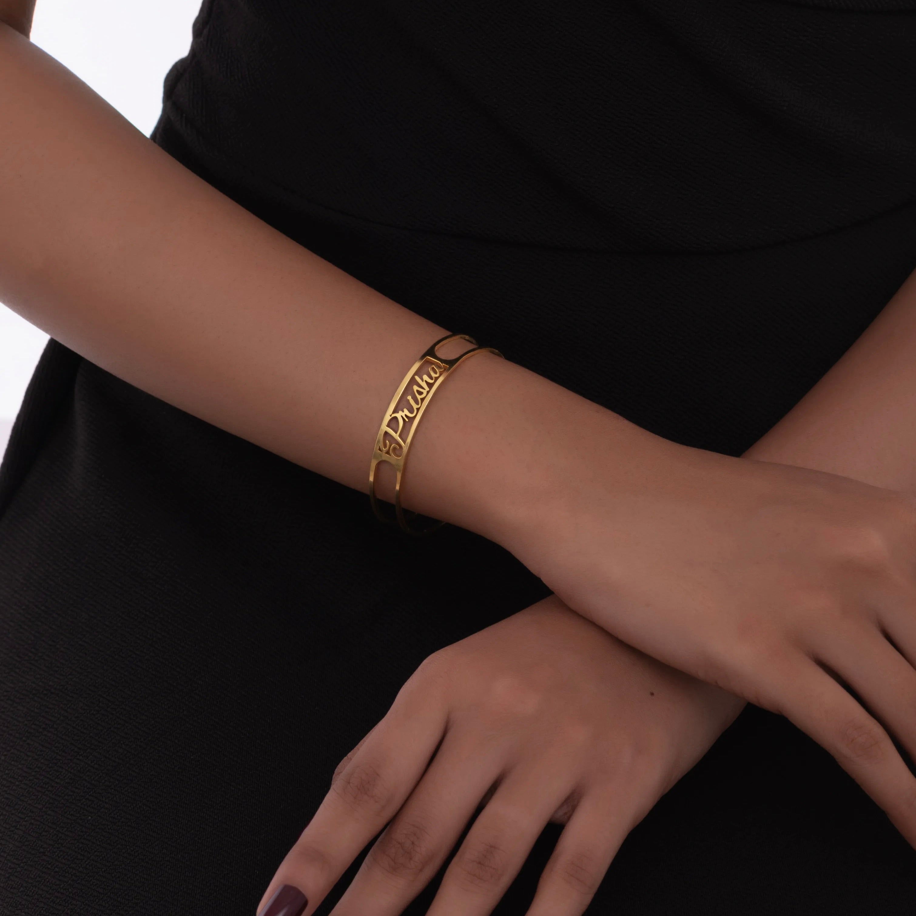 Personalized single name Cuff