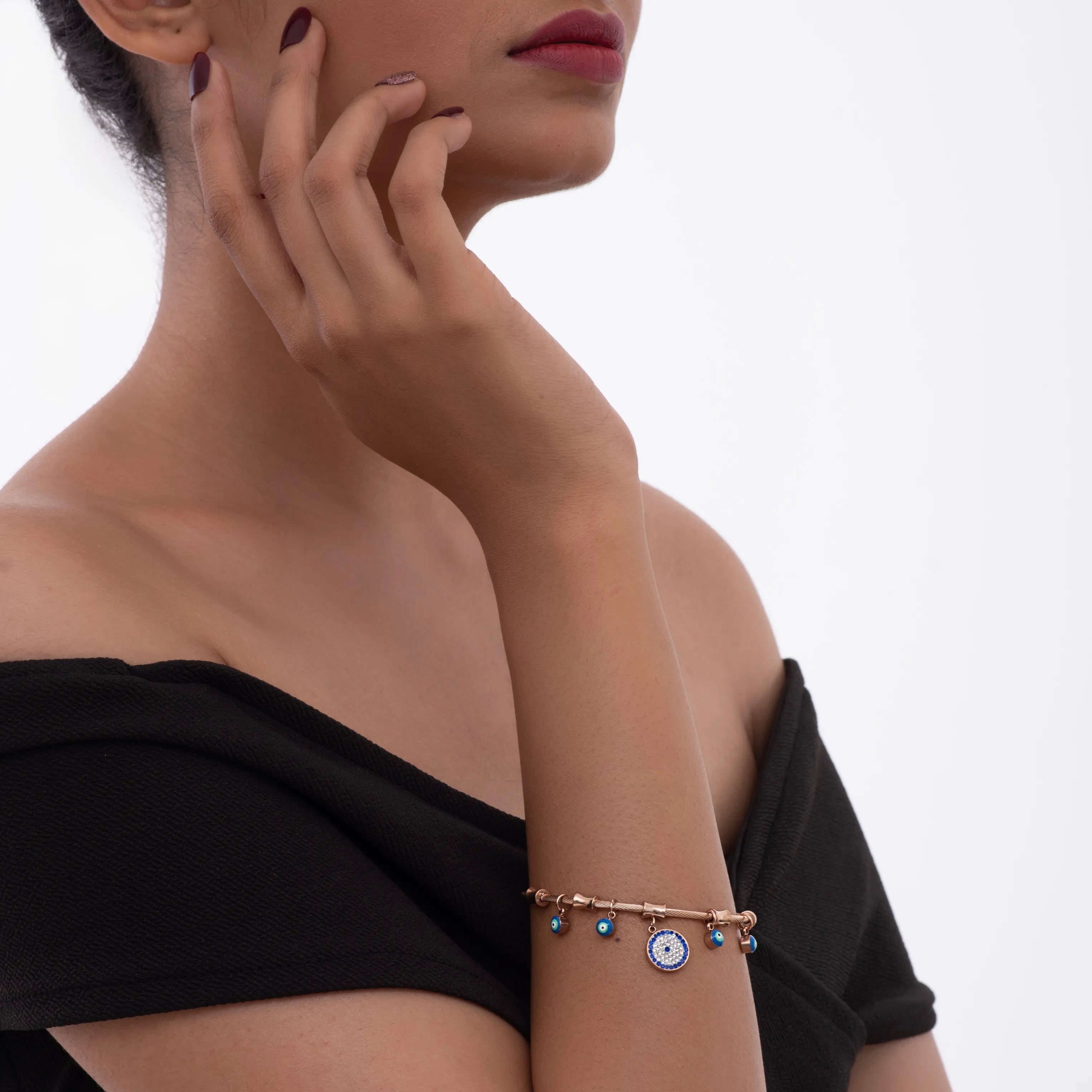 Graceful Evil Eye Bracelet