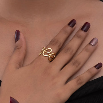 Ripple Curl Ring