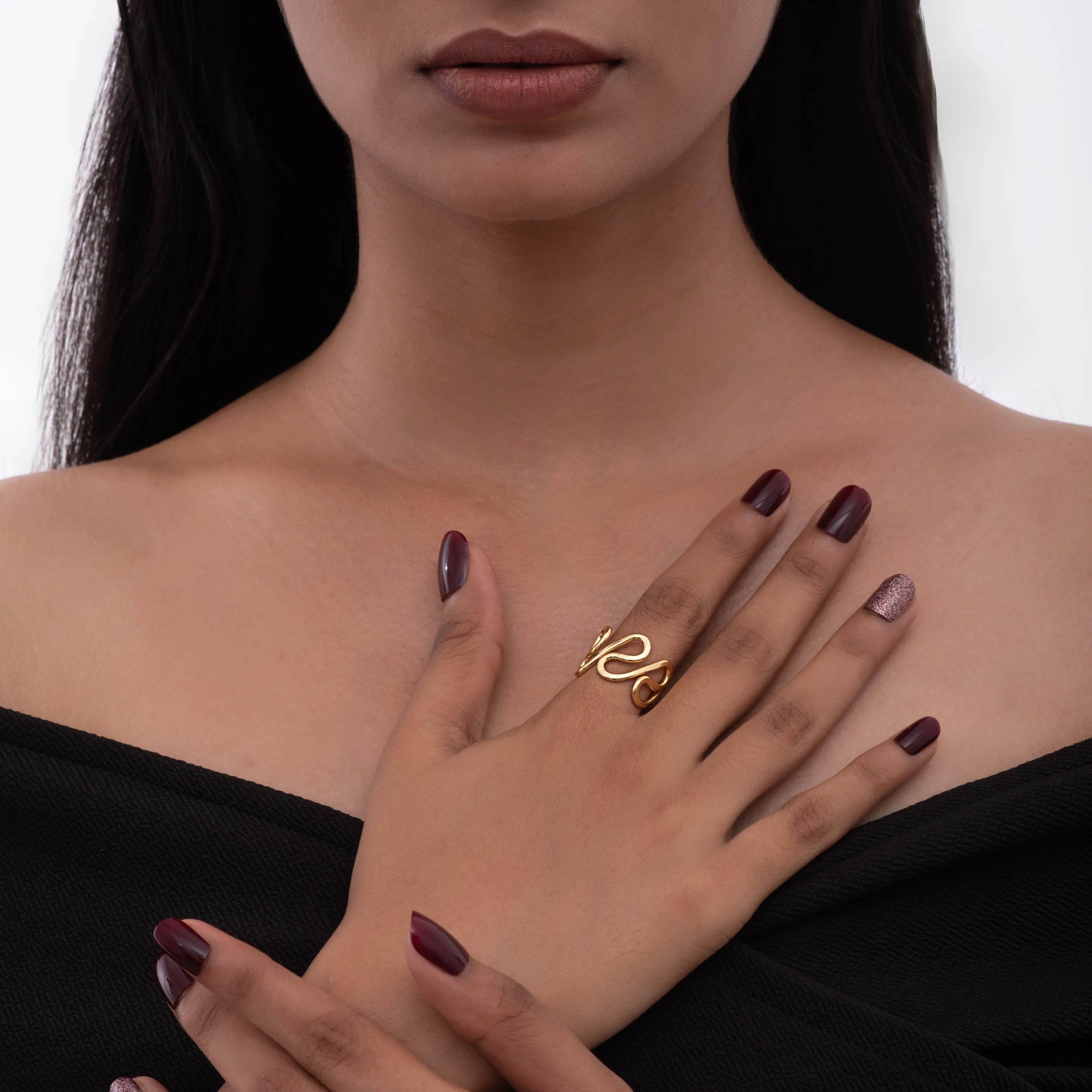 Ripple Curl Ring
