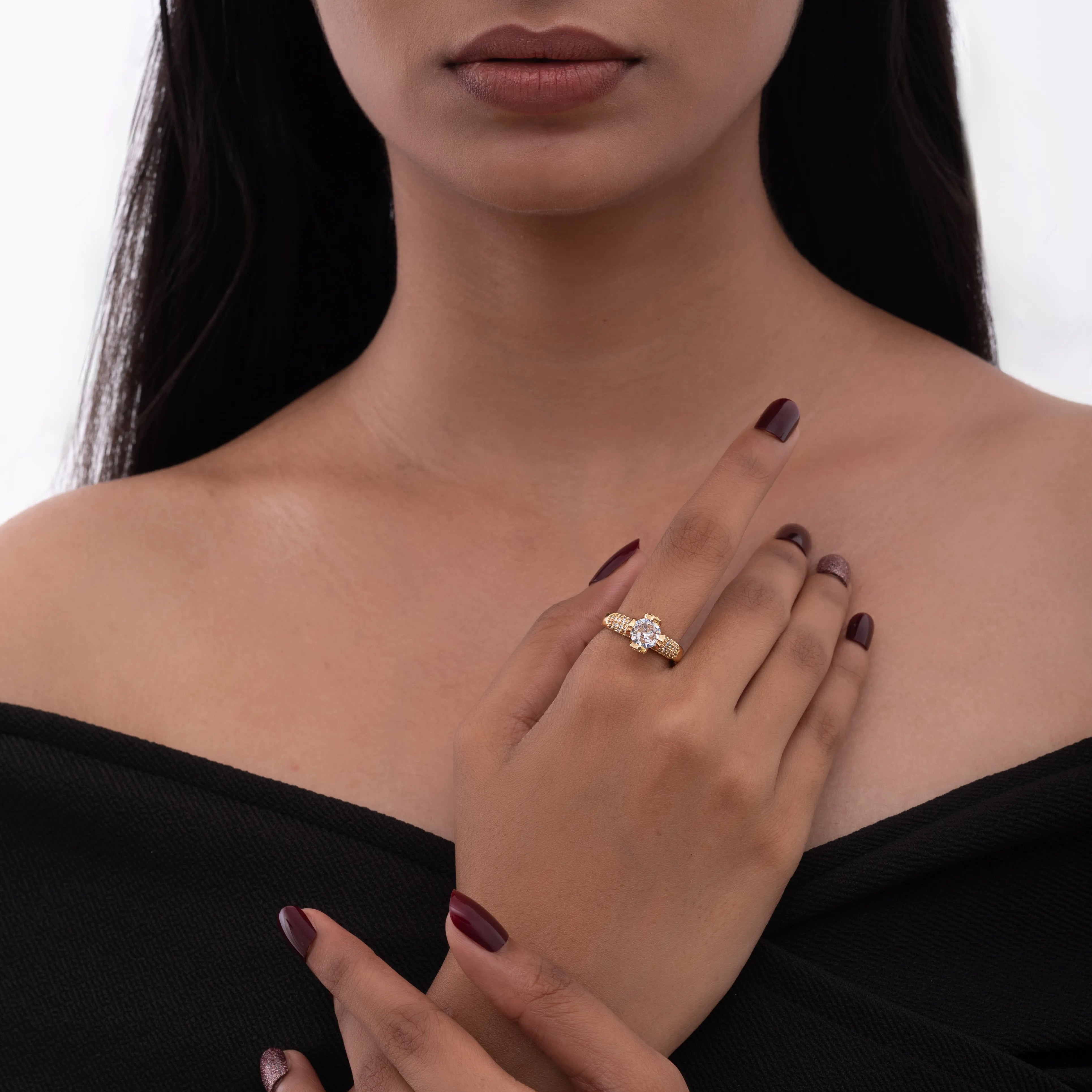 Luxe Solitaire Ring