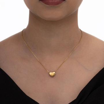 Delicate Gold Heart Necklace