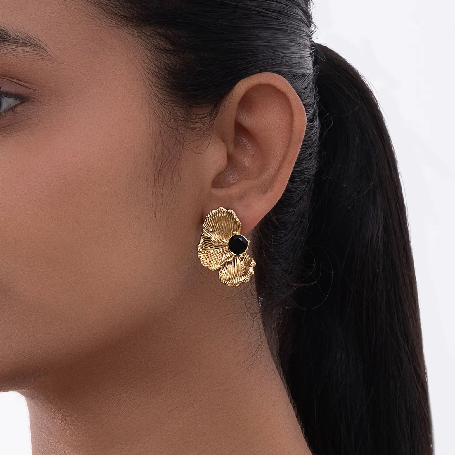 Floral Eclipse Earrings