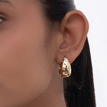 Timeless Studded Drop Earrings