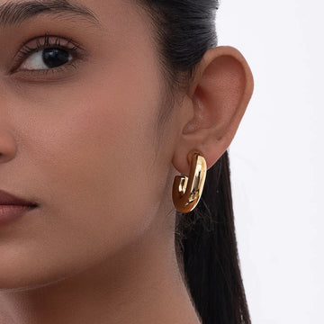 Classic Gold Hoop Earrings