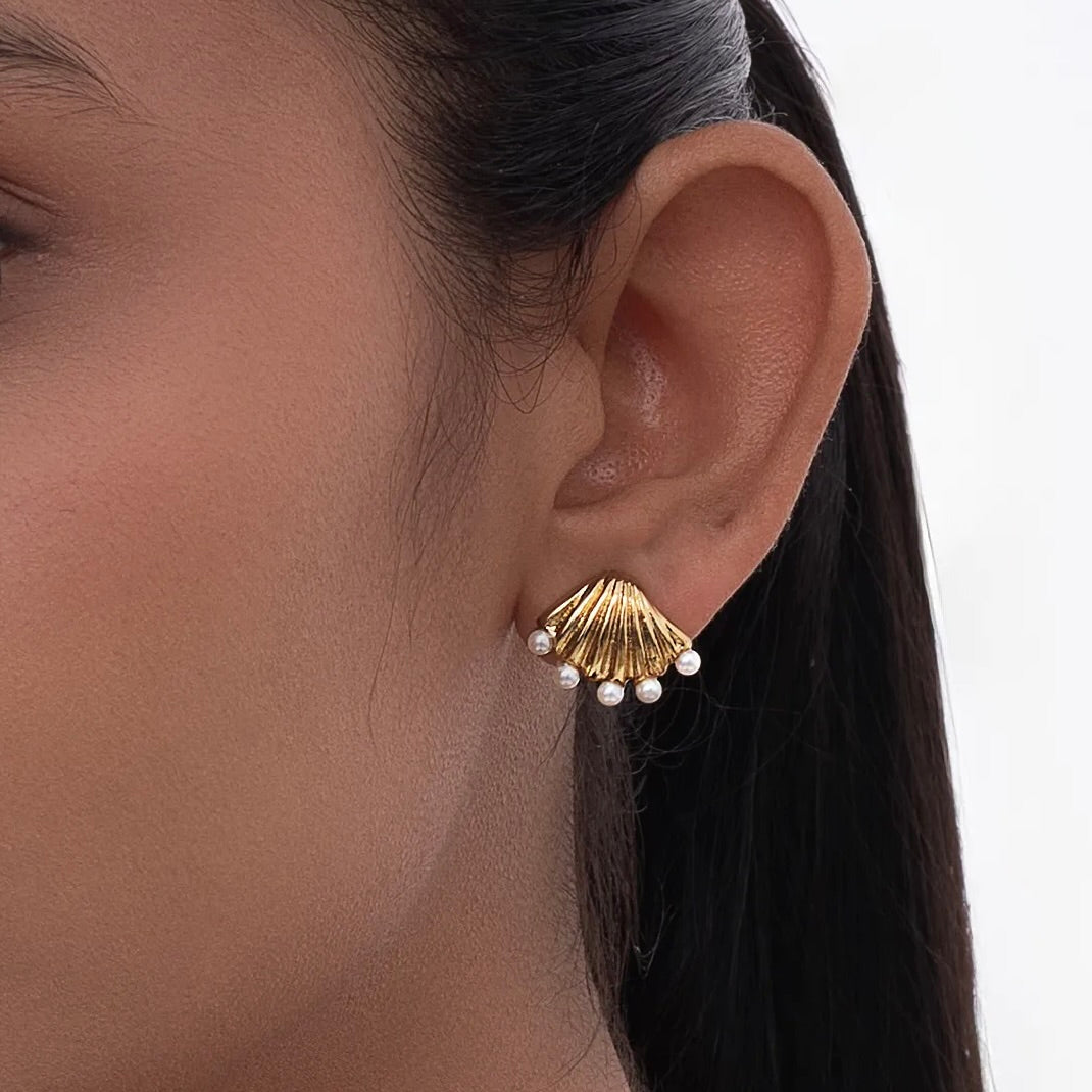 Ocean Pearl Studs