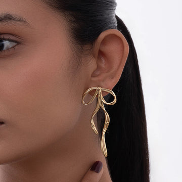 Contemporary Ribbon Earrings