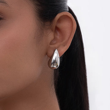 Classic Silver Teardrop Earrings