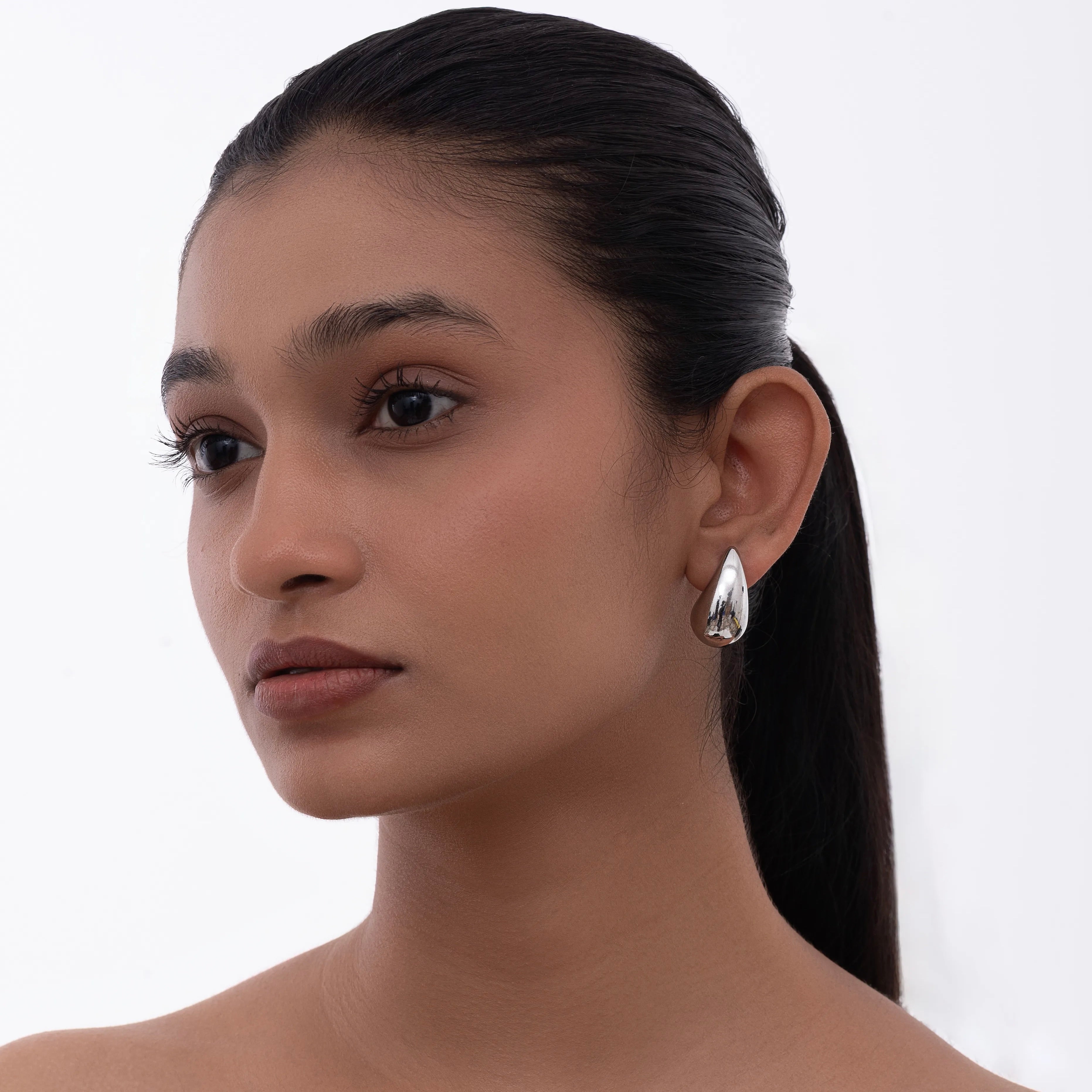 Classic Silver Teardrop Earrings