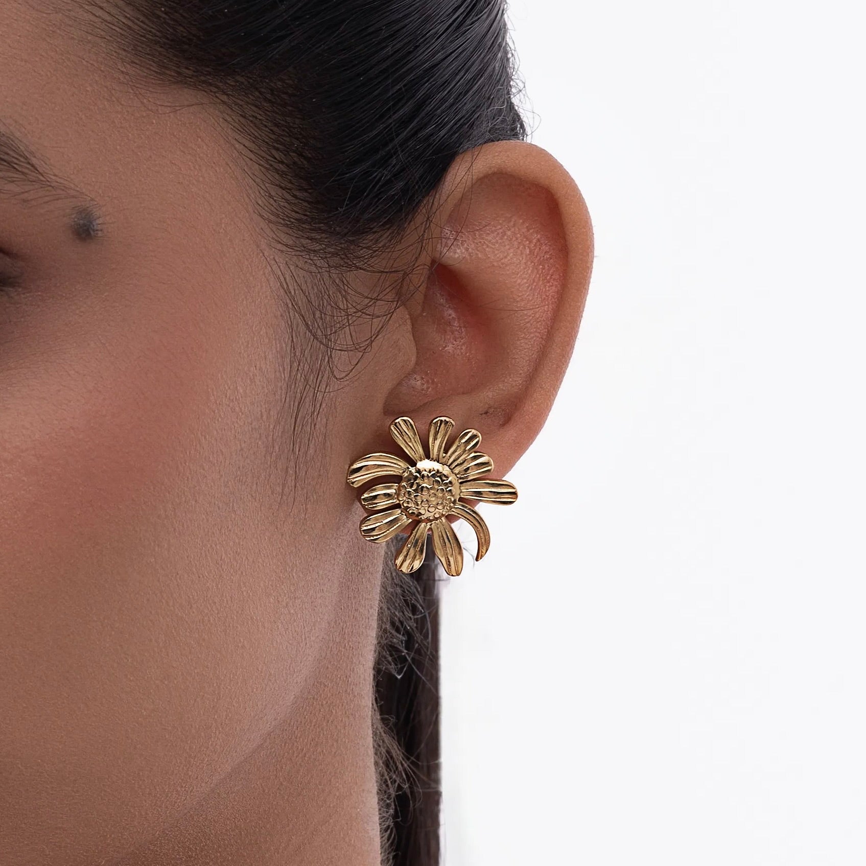Golden Flora Studs