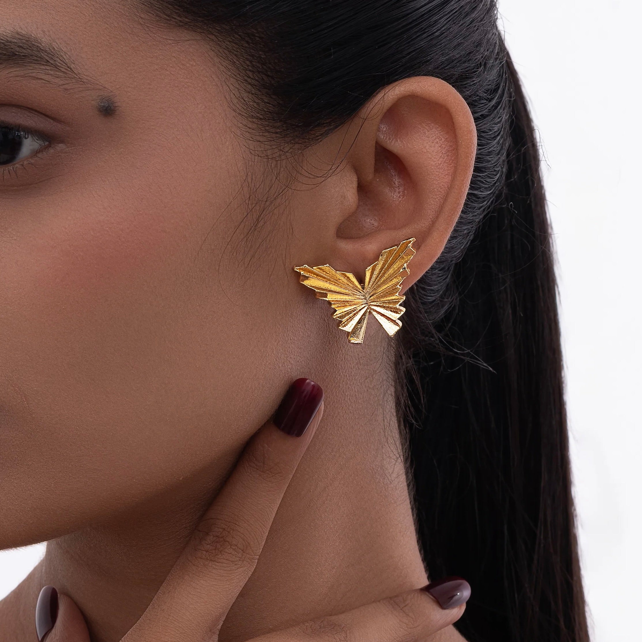 Sculpted Butterfly Earrings