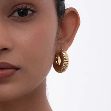 Croissant Hoop Earrings