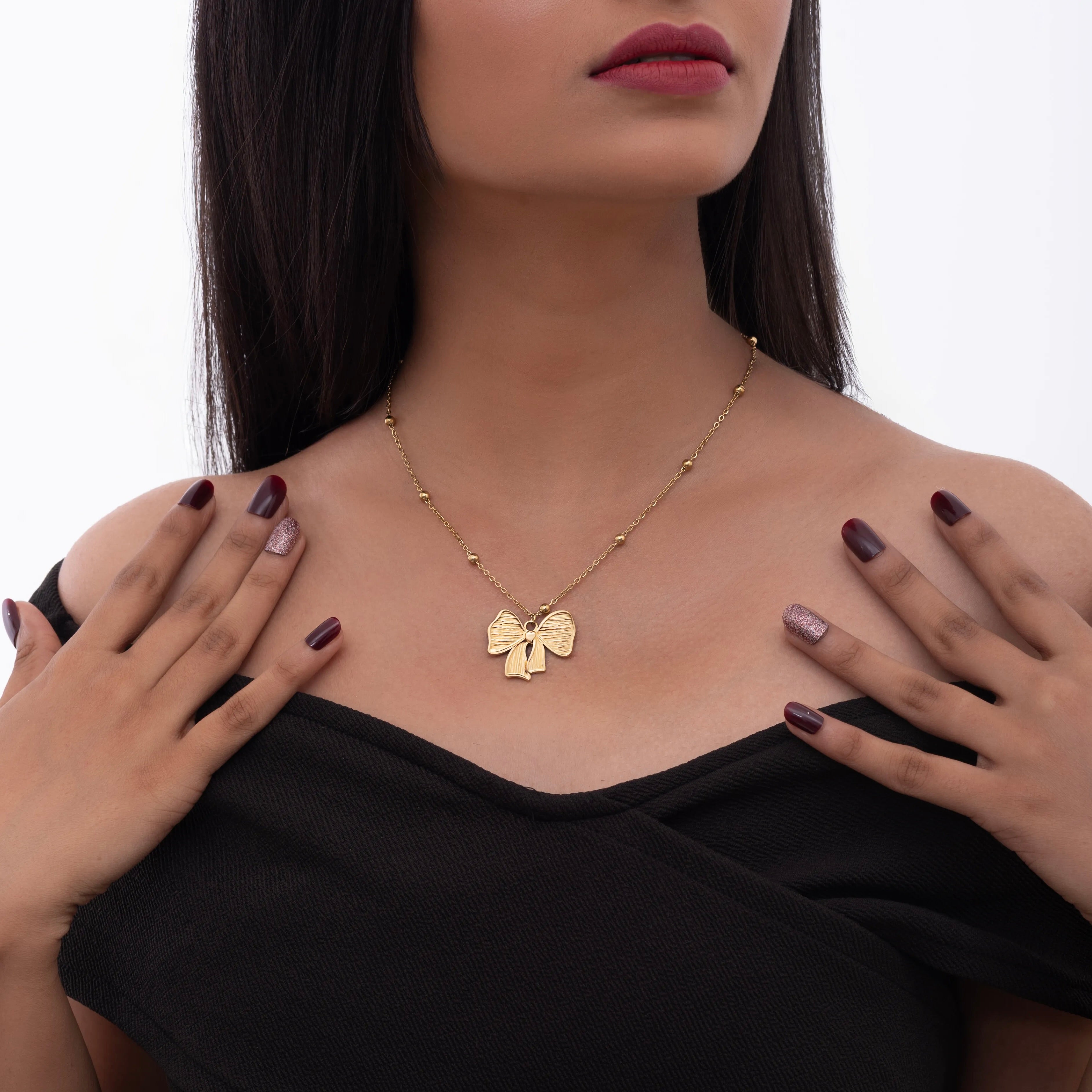 Trio Butterfly Necklace