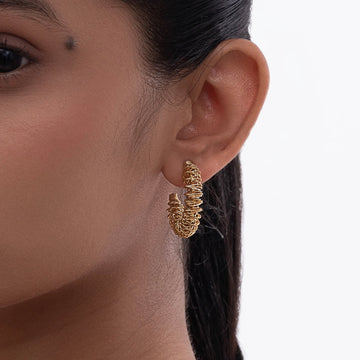 Whirlwind Hoop Earrings