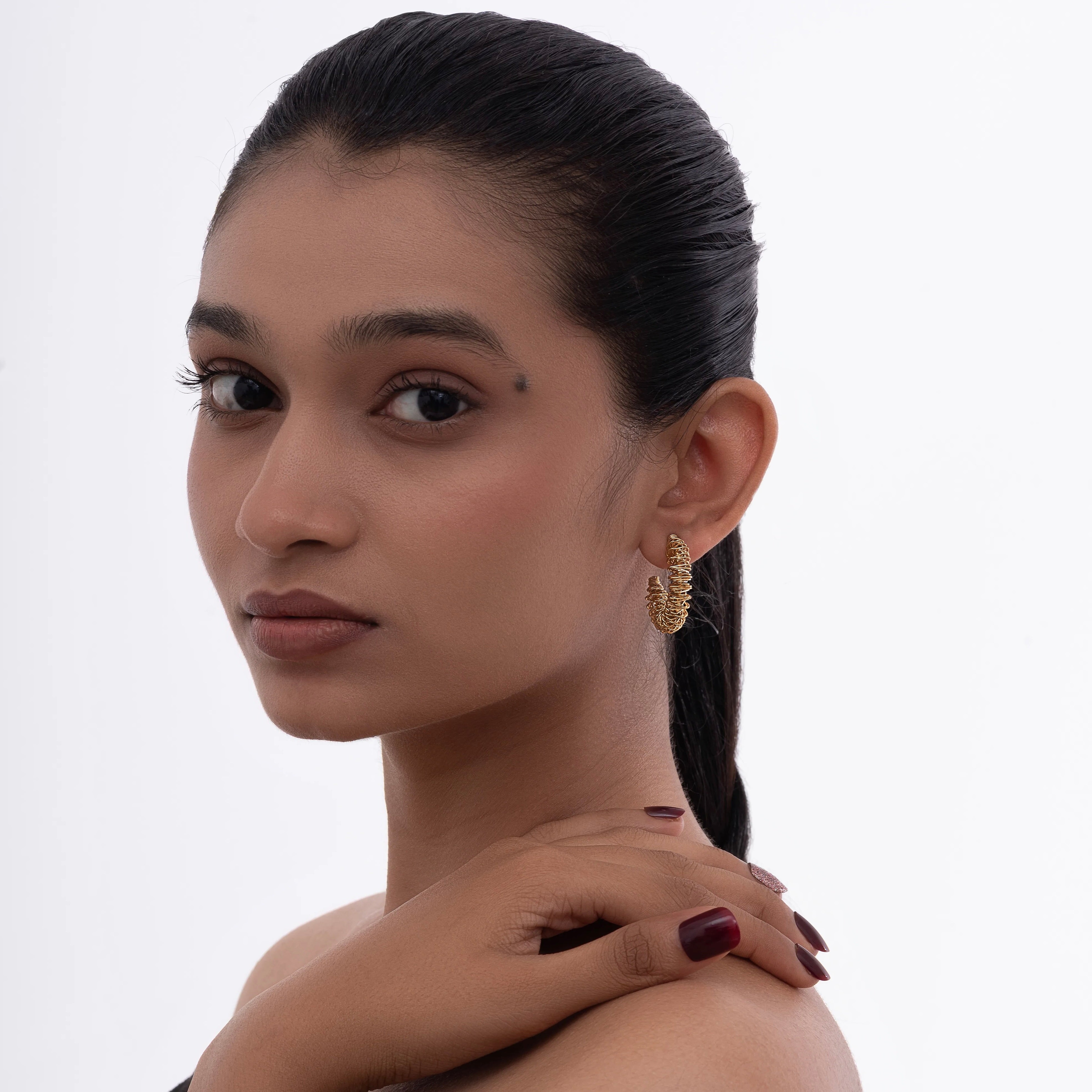 Whirlwind Hoop Earrings