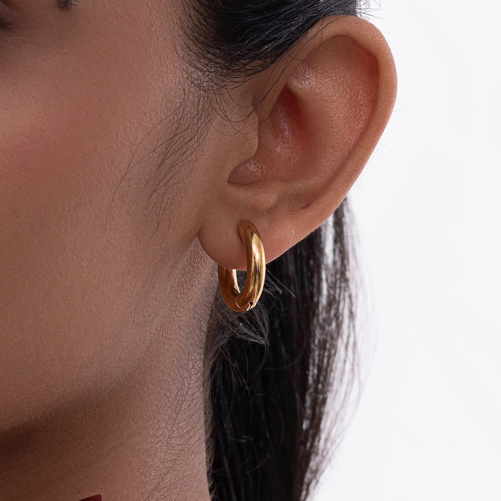 Ever Classic Gold Hoops