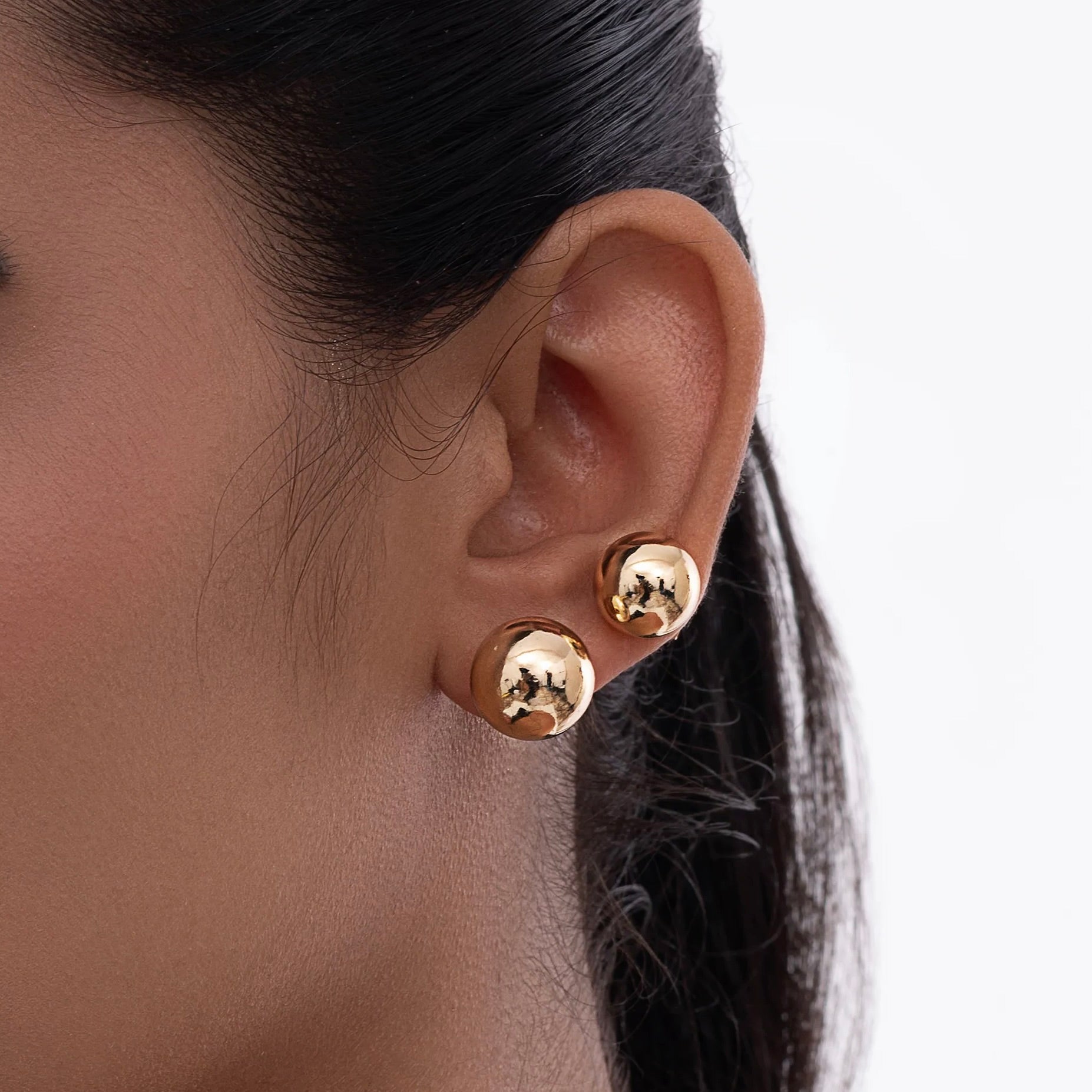 Gold Duo Stud set