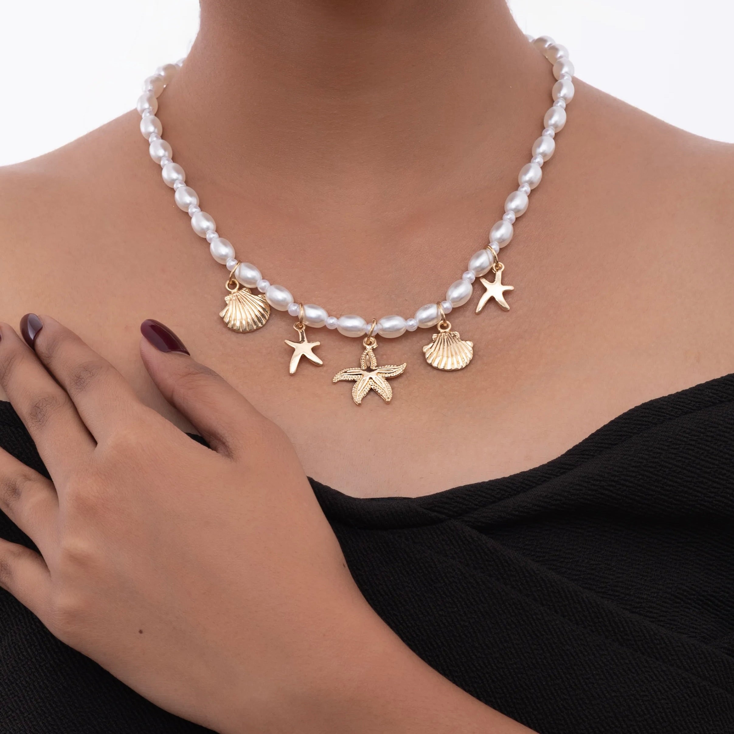 Ocean Bliss Pearl Necklace