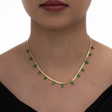 Emerald Cascade Necklace