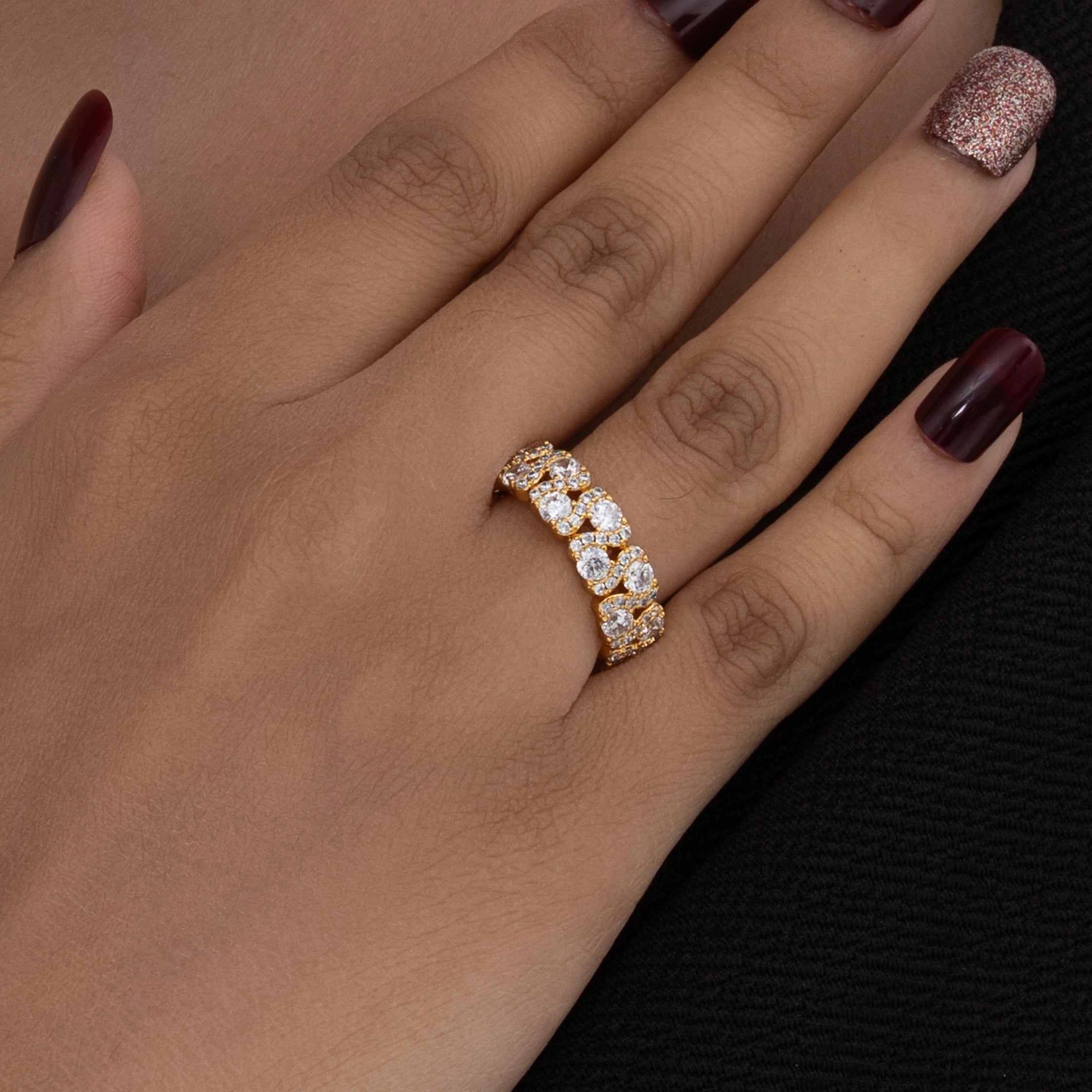 Crystal Crown Ring
