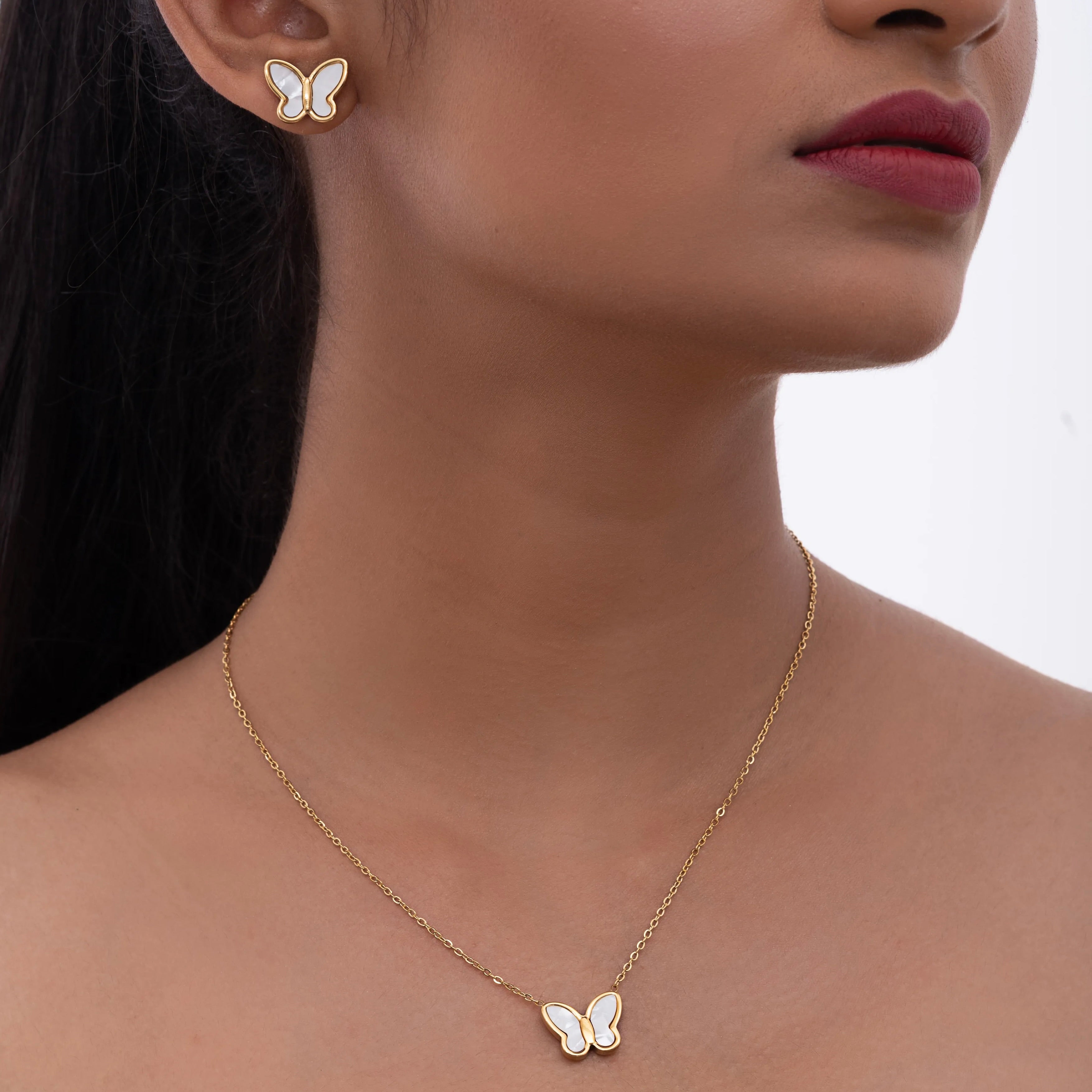 Butterfly Charm Gift Set