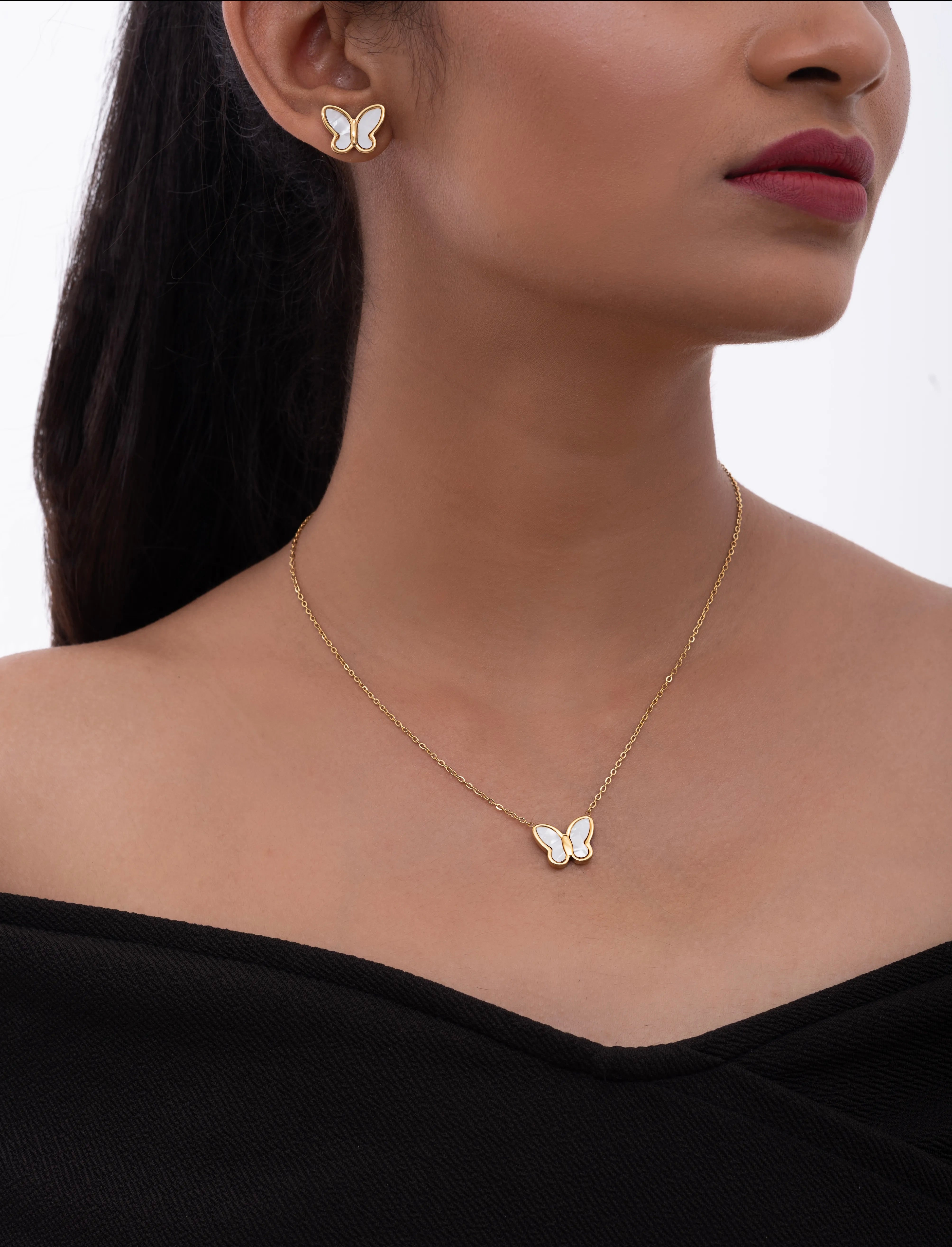 Butterfly Charm Gift Set