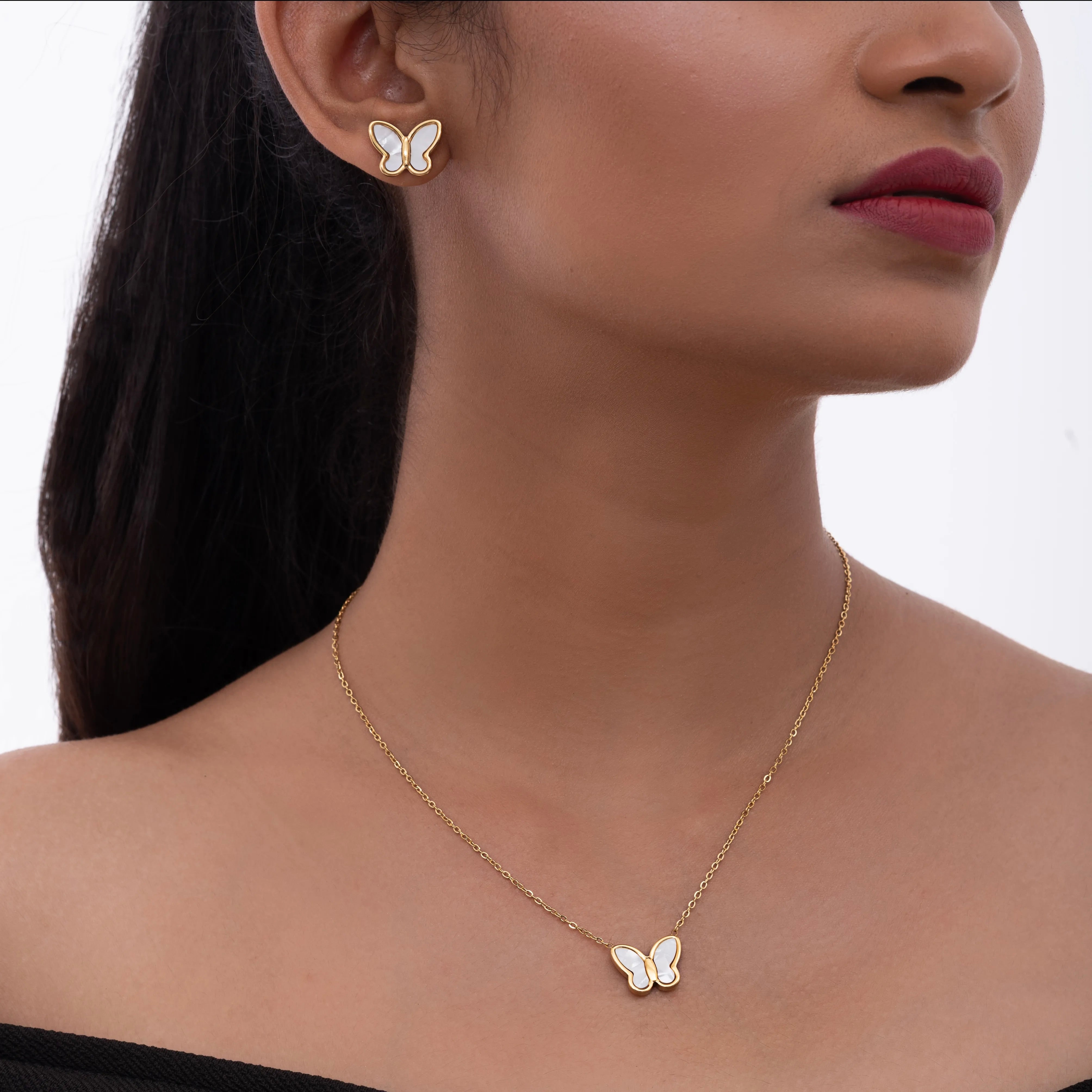 Butterfly Charm Gift Set