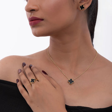 Black Clover Trio Jewelry Set