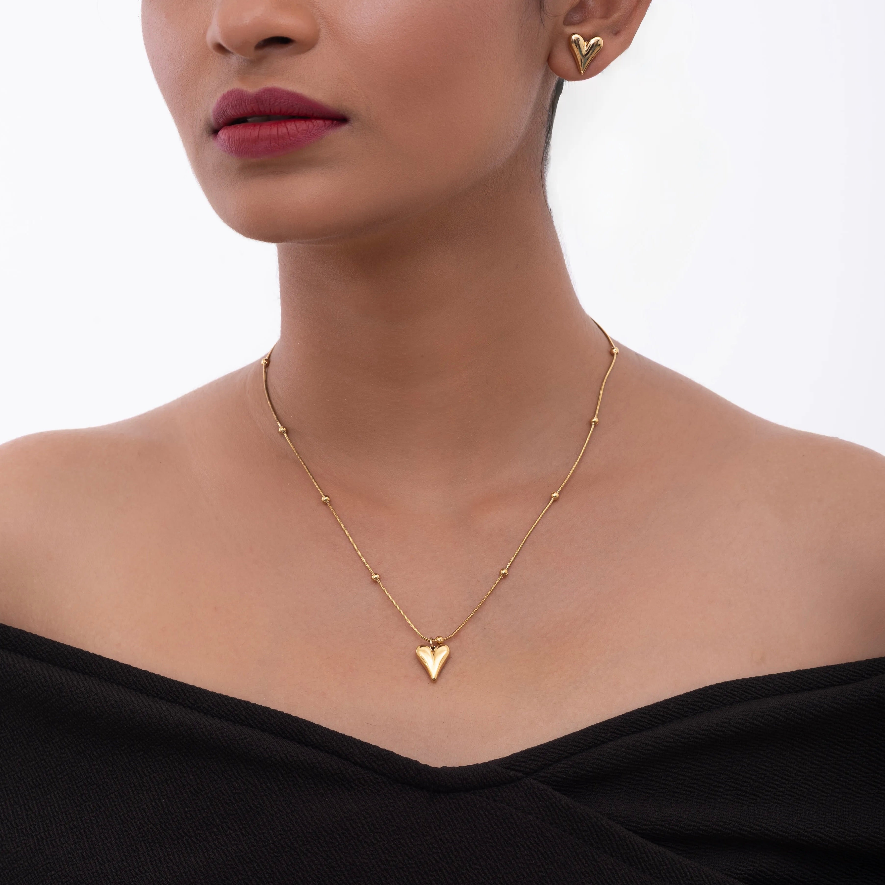 Timeless Gold Heart Set