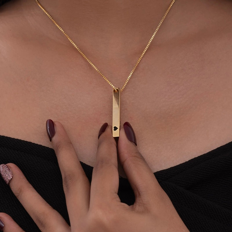 Personalized Memory Bar Necklace