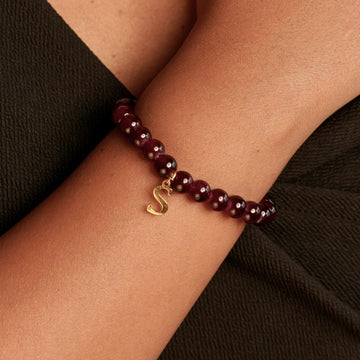 Personalised Brown pearl bracelet