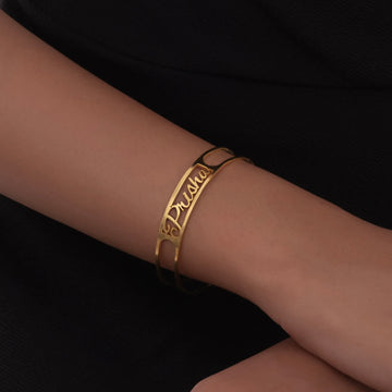 Personalized single name Cuff