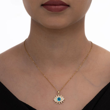Sparkling Evil Eye Necklace