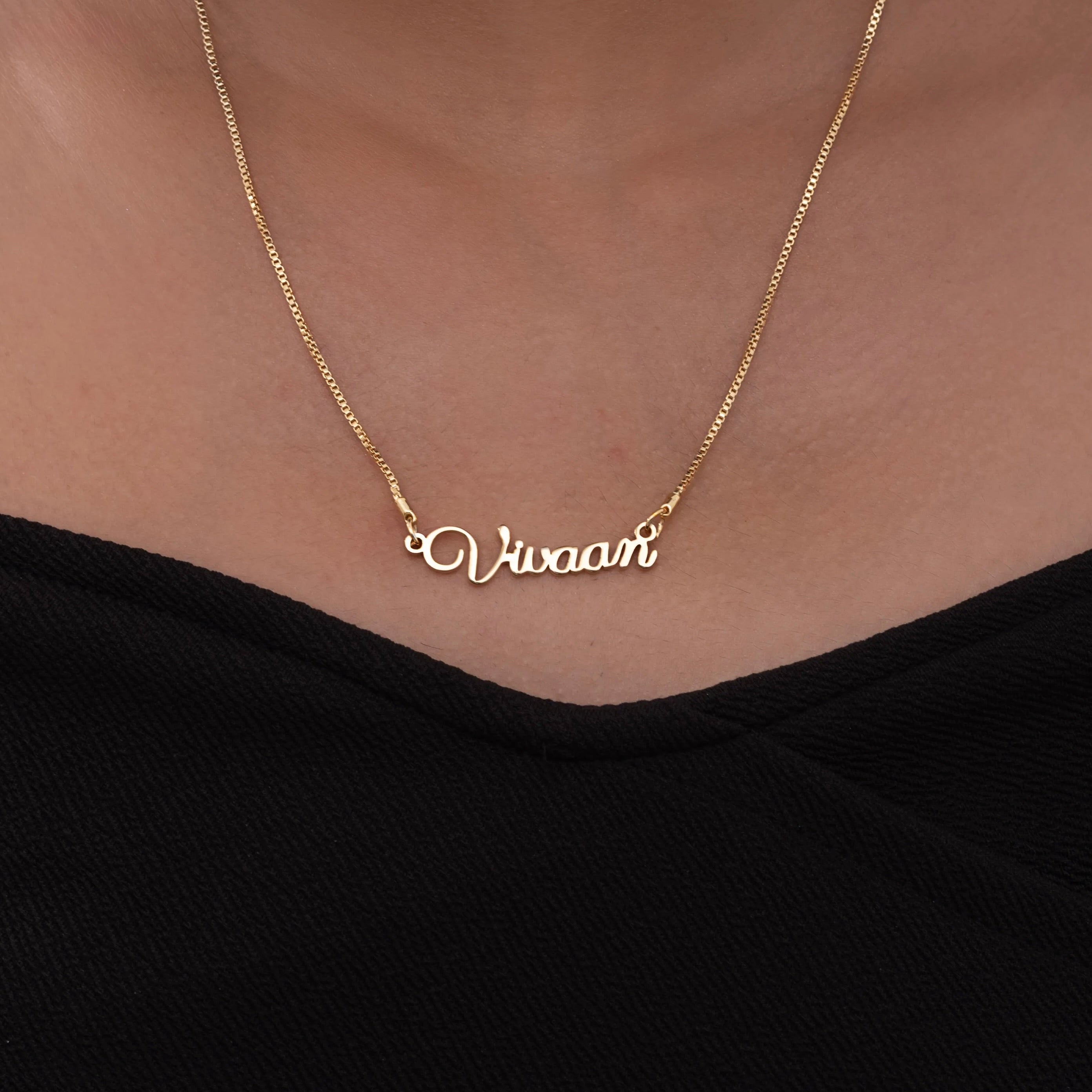 Personalized Classic single Name Necklace