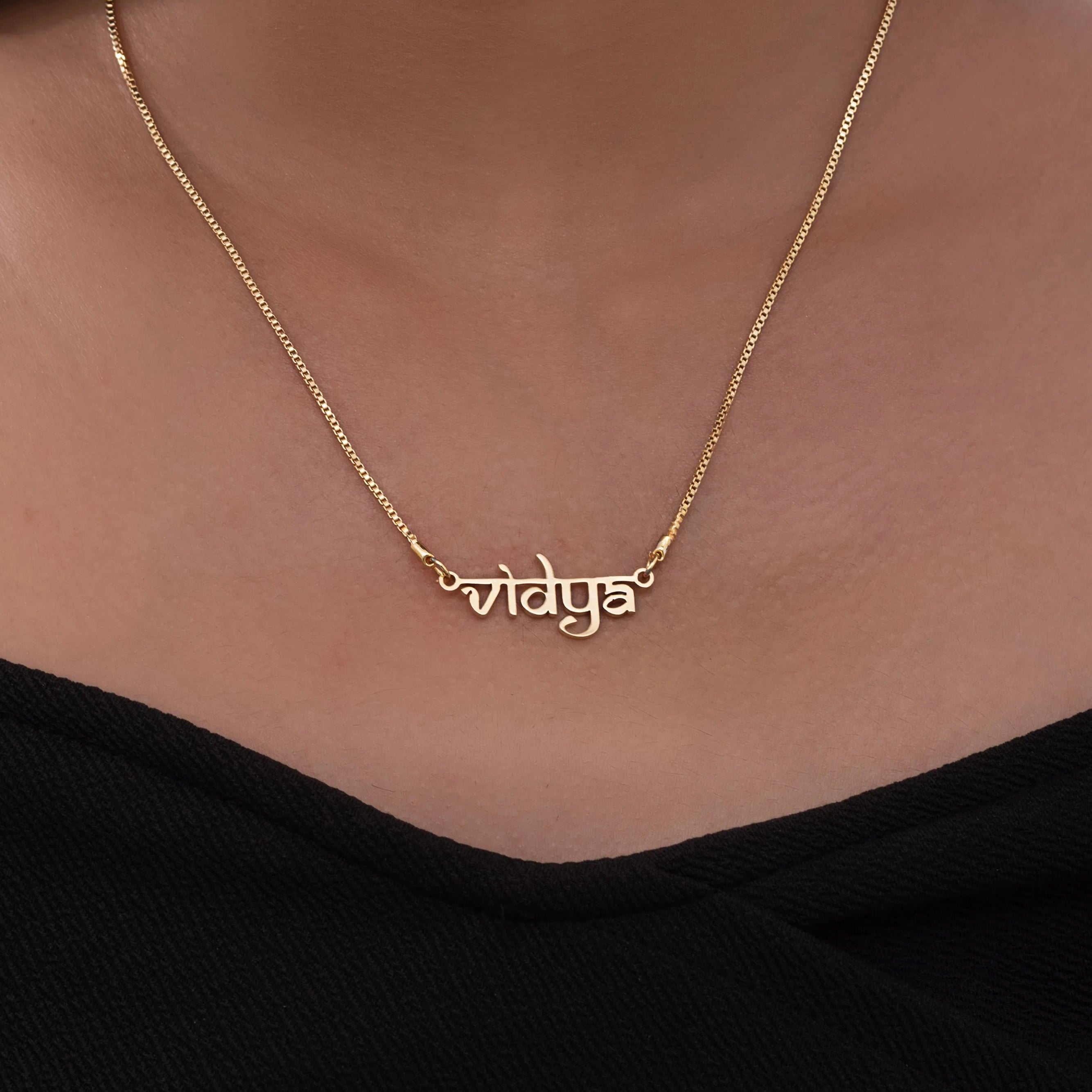 Personalized Vedic Name Necklace